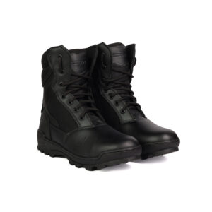 XHUGOY Military Combat Boots FOR MEN IN BLACK COLOUR 023