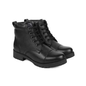 2002 BIKER/POLICE ANKLE LACE-UP CHAIN BOOTS FOR WOMEN